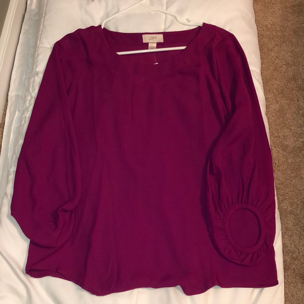 LOFT long sleeve blouse